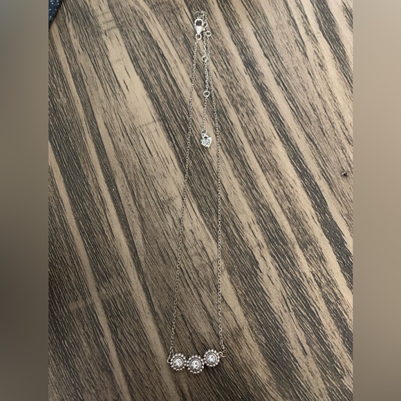 Brighton Twinkle triple stone necklace - Picture 5 of 10